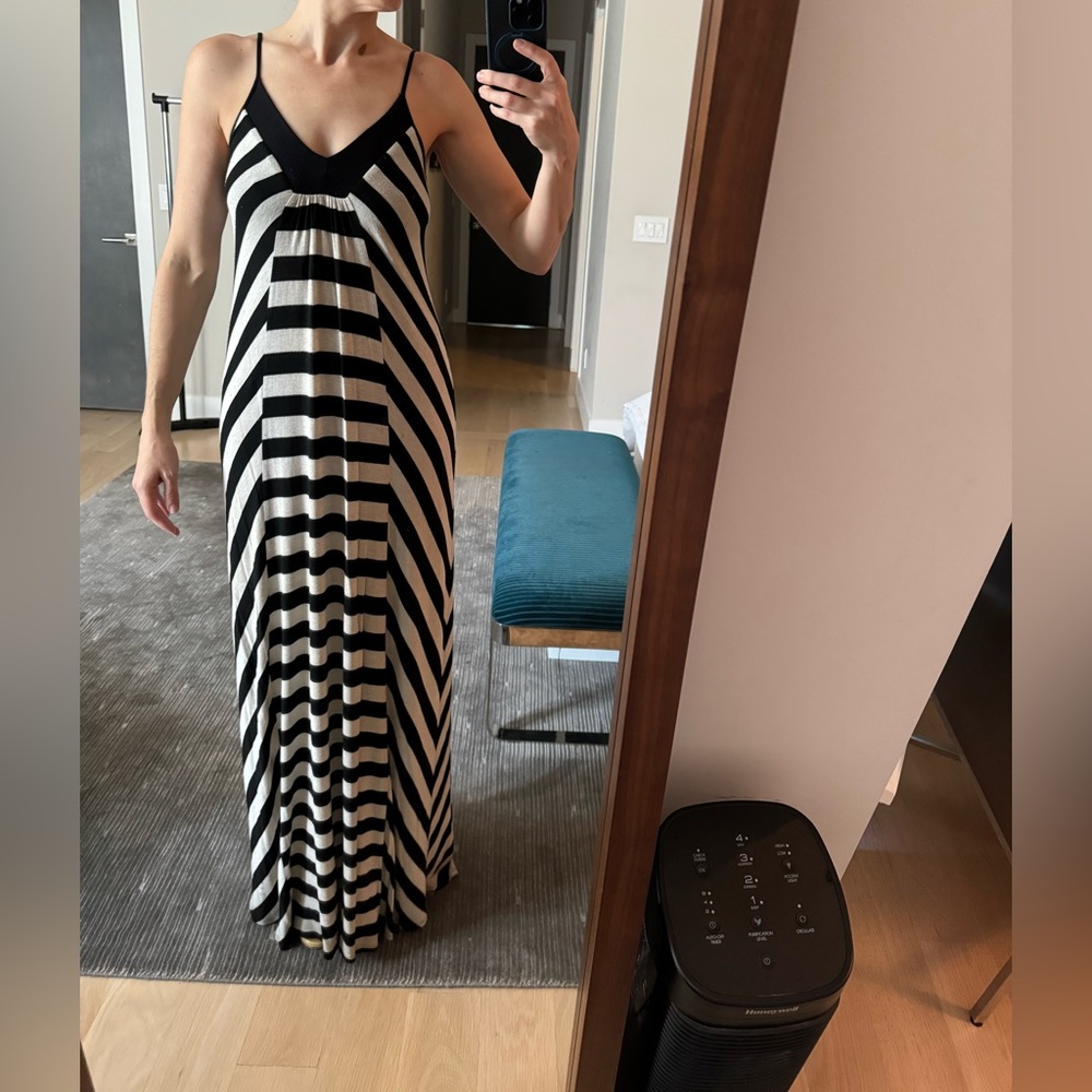 Ella Moss Black and White Maxi Dress